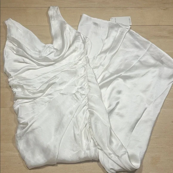 NWT Abercrombie & Fitch Cowl Neck Draped Maxi Dress Sz S - Picture 4 of 9